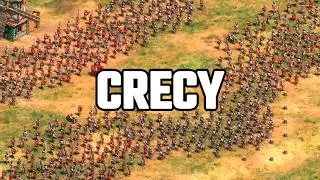 Thumbnail: Battle of CRÉCY | Recreated in Age of Empires 2
