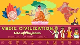 Thumbnail: VEDIC CIVILIZATION PART 2 | JAINISM BUDDHISM ASHOKA AND MORE