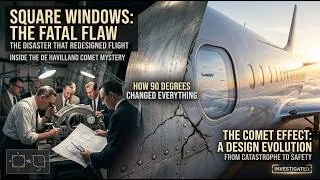 Thumbnail: Why Airplane Windows Are Round (The Disaster That Changed Aviation Forever)#historyunlocked