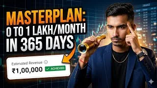 Thumbnail: Zero to ₹1 Lakh Per Month in 365 Days | The Ultimate Masterplan 🚀