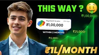 Thumbnail: 2 Lakh/Month Earning System – Realistic 2-Year Roadmap for Young Indians