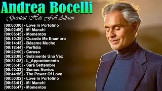 Thumbnail: Andrea Bocelli 🎵 Heartfelt Italian Songs 💖 Timeless Romance 🎵 Album Completo 2025