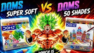 Thumbnail: Doms Super Soft Vs Doms 50 Colour Pencil which one is Best??