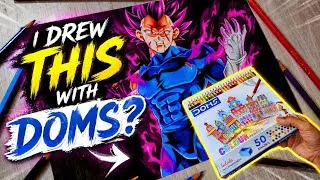 Thumbnail: I Drew this Epic Artwork with Doms | Drawing Vegeta Ultra Ego #vegeta  #dragonball