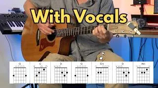 Thumbnail: Into the Great Wide Open - Acoustic Guitar - Tom Petty - Original Vocal Track - Chords