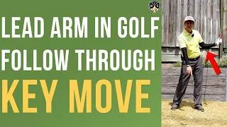 Thumbnail: Lead Arm In Golf Follow Through ➜ Key Move You're Missing