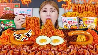 Thumbnail: FIRE NOODLES MUKBANG KOREAN COLLECTION by HIU 하이유