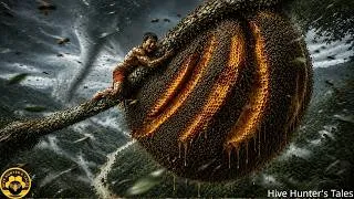 Thumbnail: Facing Powerful Winds and Extreme Heights for Wild Honey | 99.99% of People Wouldn't Dare Do This
