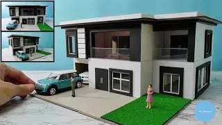 Thumbnail: DIY Modern Residential Miniature Model #44