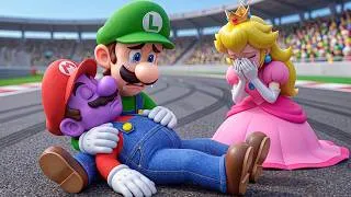 Thumbnail: Mario Collapsed... Luigi Had Only 24 Hours to Save Him 😭💔 | Super Mario Odyssey Story
