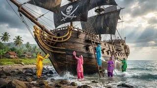 Thumbnail: ​5 Punjabi Girls Restored A 1000-Year-Old Pirate Ship! 🏴‍☠️⛵