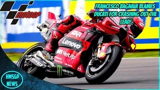 Thumbnail: FRANCESCO BAGNAIA BLAMES DUCATI FOR CRASHING OUT! - MotoGP News!