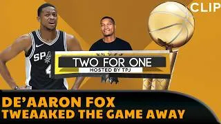 Thumbnail: DeAaron Fox TWEAKED NBA Finals Game 4 AWAY | TWOforONE with TPJ | Hoops & Brews