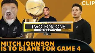 Thumbnail: MITCH JOHNSON STINKS AS A COACH | KNICKS COMEBACK SHOWS MITCH IS BAD  | TWOforONE with TPJ