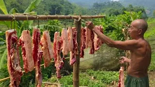 Thumbnail: Full video: An 80-year-old man's 90-day process of making smoked meat and traditional fishing.