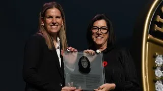 Thumbnail: Danièle Sauvageau Hockey Hall of Fame Induction Speech (2025)