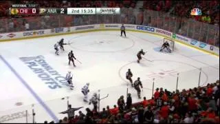 Thumbnail: Kyle Palmieri slapshot goal 2-0 Chicago Blackhawks vs Anaheim Ducks May 17 2015 NHL
