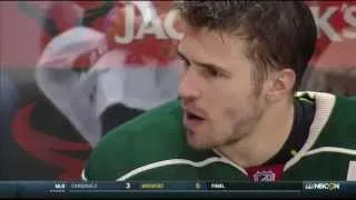 Thumbnail: NBCSN post game. Zach Parise interview. St. Louis Blues vs Minnesota Wild April 26 2015 NHL