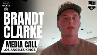 Thumbnail: Brandt Clarke Breaks Down Signing 5 Year Extension With Los Angeles Kings, LA Kings Future