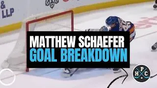Thumbnail: How Matthew Schaefer Created This Goal | Hockey IQ Breakdown