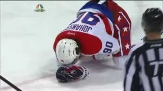 Thumbnail: Mike Weber interference hit on Marcus Johansson . Jan 28 2014