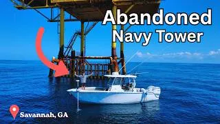 Thumbnail: FISHING AN ABANDONED NAVY TOWER 40 MILES OFFSHORE (Savannah, GA) LOADED WITH FISH AND SHARKS