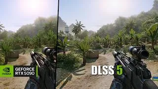 Thumbnail: DLSS 5 vs Vanilla Comparison - Crysis - But Can it run Crysis?  - 4K