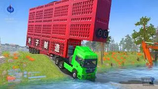 Thumbnail: Spintires Mudrunner Gameplay Challenge River Offroad #258 #spintiresmudrunner