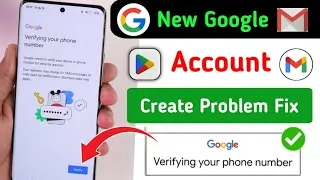 Thumbnail: Google account verifying your phone number problem 2026 | verify your phone number problem