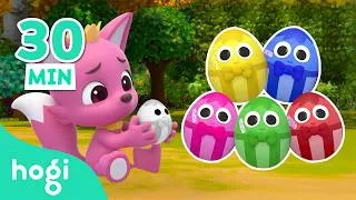 Thumbnail: Learn Colors with Colorful Eggs🌈🥚 | Colors for Kids | Humpty Dumpty and More | Hogi Pinkfong