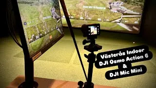 Thumbnail: Indoor golf Västerås test med DJI Osmo action 6 & mic mini - 2025