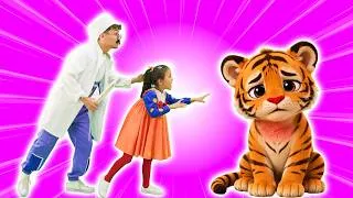 Thumbnail: Animal Boo Boo Song + Opposites Song (Big and Small) | Learning Videos for Toddlers | Hokie Pokie