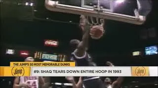 Thumbnail: Shaq Tearsdown the hoop 1993