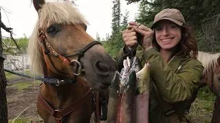 Thumbnail: Packing Salmon with Horses from Alaska's Copper River