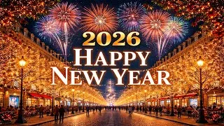 Thumbnail: Happy New Year Songs 2026 🎆 Happy New Year Music 🎉 New Year Fireworks 2026 🎊 New Years Eve Music Mix