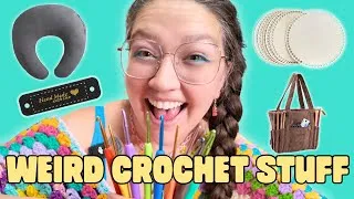 Thumbnail: Trying Weird Crochet Tools (So You Don't Have To!) ~ part 4!