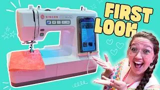Thumbnail: First Look at the SINGER SMART Heavy Duty Machine ~ Global Sewing Summit Vlog