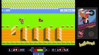 Thumbnail: Excitebike 1C WR 40.62! First 40-second Challenge Track 1.