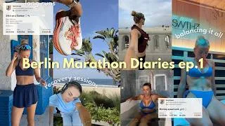Thumbnail: BERLIN MARATHON DIARIES EP.1 | training block, setting my goals, long runs, recovery and fuel