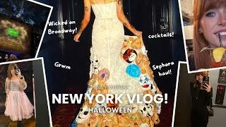 Thumbnail: HALLOWEEN IN NYC! 👻✈️😱 Garnier | Heidi Klum party | GRWM | Sephora Haul | VLOG | Holly Murray