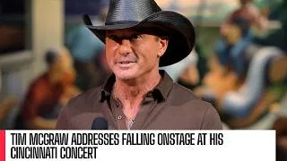 Thumbnail: Tim McGraw Takes a Fall Onstage During Cincinnati Concert Performance