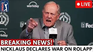 Thumbnail: PGA Tour Faces MAJOR Crisis! Jack Nicklaus Calls for Face-to-Face Meeting With Rolapp