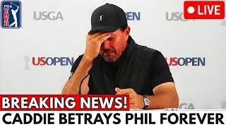 Thumbnail: PGA Tour SHOCKER! Phil Mickelson's 20-Year Caddie WALKS AWAY After One Phone Call