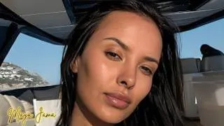 Thumbnail: Maya Jama🔥 Stockings, Pantyhose, Tights, Bikini, Nylon, Lingerie, Bodysuit, Mini Skirt