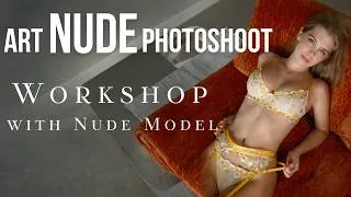 Thumbnail: NUDE Art Workshop with Blond Model. Behind the Scenes #nudeshoot #nudeart #nudemodel