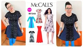 Thumbnail: princess seams AND raglan sleeves in one dress?!