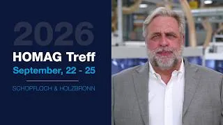 Thumbnail: HOMAG Treff 2026: More Than an Event. A Community. | Register Now & Join Us! #HOMAG