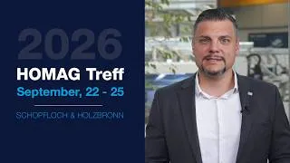 Thumbnail: Go Beyond the Trade Show Experience | HOMAG Treff 2026 | Register Now #homag