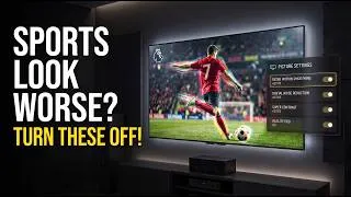 Thumbnail: TV Settings That Make Sports Look WORSE — Turn These Off!