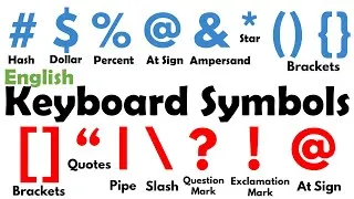 Thumbnail: Name of Keyboard Symbols in English Types of Keyboard Symbols Keyboard Characters and Signs